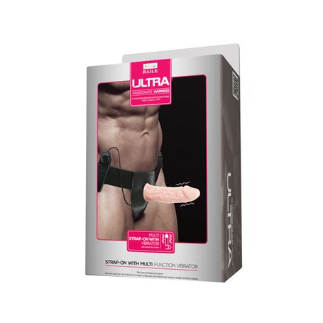 15,5 cm İçi Boş Belden Bağlamalı Titreşimli Protez Penis Vibratör