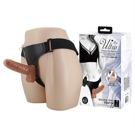 16 cm Yeni Nesil Belden Bağlamalı İçi Dolu Titreşimli Strapon Penis