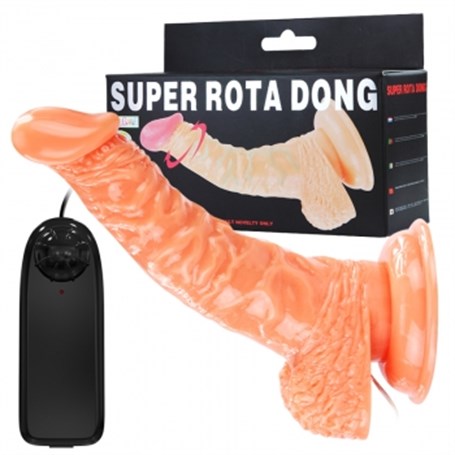19 cm Gerçekçi Titreşimli Dildo Vibratör Penis