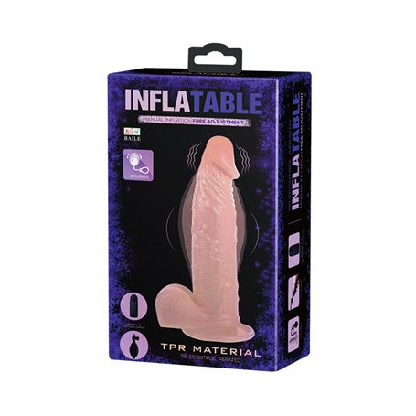 19 cm Pompalı Büyüyen Realistik Penis Anal Vajinal Dildo Mastürbatör