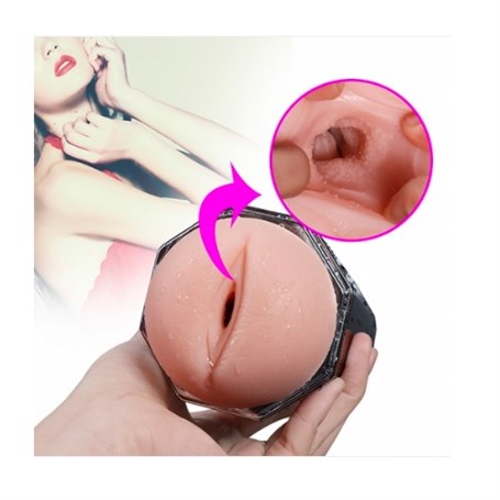 19,5 cm Gerçekçi Doku Realistik Suni Vajinal Mastürbatör