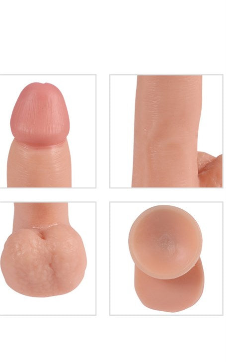 19,5 cm Gerçekçi Titreşimli Dildo Vibratör Penis - Phantom