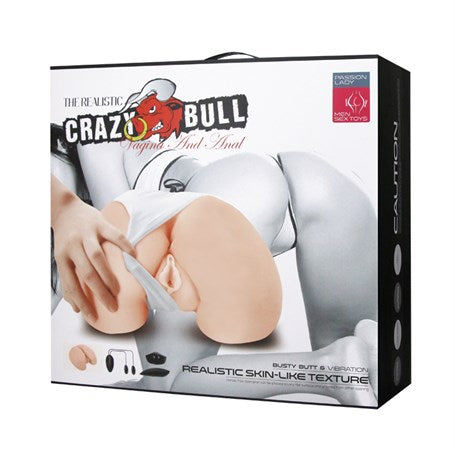 2 İşlevli Titreşimli Suni Vajinal ve Anal Masturbatör