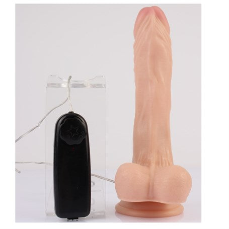 22 cm Belden Bağlamalı Gerçekçi Rotasyon & Titreşimli Dildo Vibratör Penis