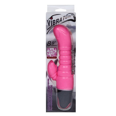 23 cm G-Spot Jel Dokuya Sahip Titreşimli Vibratör