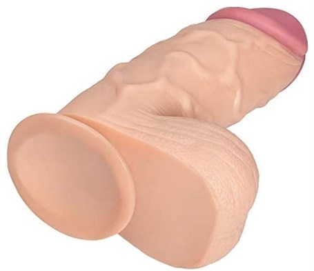 24,5 cm Belden Bağlamalı Vantuzlu Realistik Penis Anal Vajinal Dildo