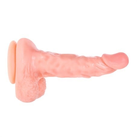 17 cm Belden Bağlamalı Realistik Vantuzlu Dildo Penis