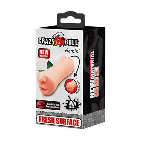 3 Boyutlu Çift Taraflı Suni Oral & Vajinal Mastürbatör - Gemini