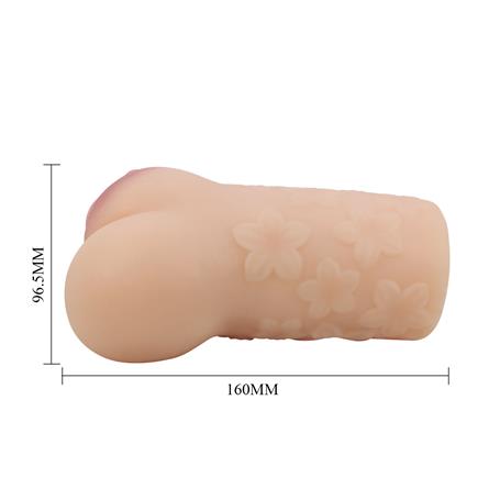3 Boyutlu Gerçekçi Anal & Vajinal Masturbatör - Scarlet