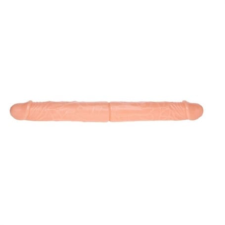 Double Dong Çift Taraflı İki Yönlü Esnek Dildo Kıkırdaklı Penis 36 Cm