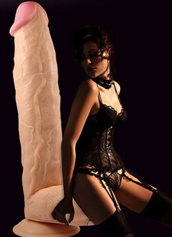 30 cm Gerçekçi Ekstra Uzun & Kalın Dildo Penis - King Sized