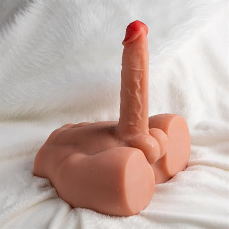 Gerçekçi Yapıda Realistik İleri Geri Hareketli 17,5 cm Penisli Erkek Vücut - Peel