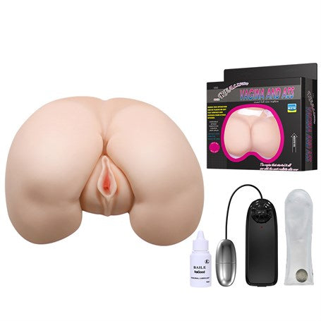 Lifelike 2 İşlevli Isıtmalı & Titreşimli Suni Vajinal ve  Anal Masturbatör