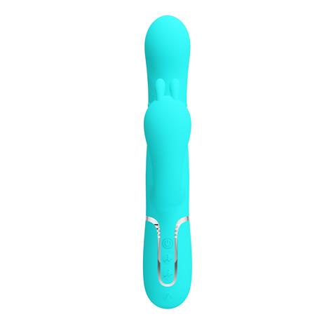 Manyetik Şarjlı Oynar Gövdeli Klitoral & Anal Uyarıcılı Teknolojik Vibratör Penis